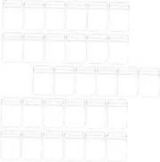 BATHVEVE 80Pcs Transparent Jewelry Bags Resealable Lock Bags for Jewelry Storage Compact Design for Earrings Rings Crafts and Photos Durable and Easy to Use for Organizing