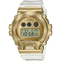 在飛比找momo購物網優惠-【CASIO 卡西歐】G-SHOCK 華麗酷金電子手錶(GM