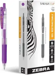 Zebra 0.7 mm Sarasa Clip Gel Ink Pen - Violet