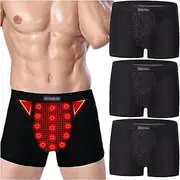 [DaoGeSir] Magnetic Therapy Energetic Men Pant 3-Packs Tourmaline Prostate Therapy Panties Health Care Enlargement Panties