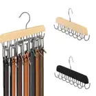 Wooden Belt Rack Women Storage Hangers for Clothes Case Men Tie Belt Hanger