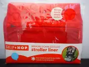 Skip Hop Memory Foam Stroller Liner Red Baby New