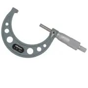 Mitutoyo 103-179 Outside Micrometer, Baked-enamel Finish, Ratchet Stop, 2-3" Ran