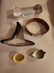 R&M International Cookie Cutter: Football, Witch Hat, Bone, Acorn, & Mini Egg