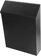 KALLORY Outdoor Wall Mount Mailbox Durable Letter Box with Lock Elegant Design for Country Style Decor for Outdoor Use