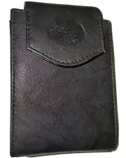 New Julia Buxton Co. Heiress RFID Leather Coin Billfold, Black**
