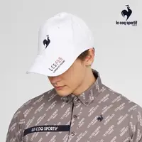 在飛比找momo購物網優惠-【LE COQ SPORTIF 公雞】高爾夫系列 男款白色減