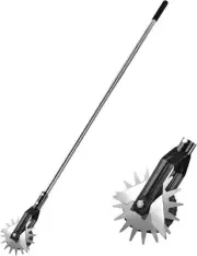 BARAYSTUS Wheel Rotary Edger, Rotary Shear, Sidewalk Manual Lawn Edger, Stron...