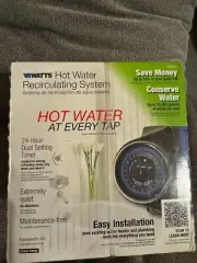 Watts Hot Water Recirculating System with Built-In Timer
