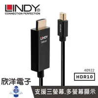 在飛比找蝦皮商城優惠-LINDY Mini DP to HDMI 主動式MINI 