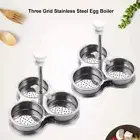 Egg Poacher Pan Stainless Steel Poached Egg Cooker Perfect Poached Egg Maker