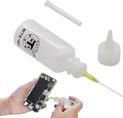 Needle Nose Bottle - Precision Tip Needle Oiler Glue Applicator Squeeze Bottle,Oil Solvent Applicator Portable Liquid Dropper Bottles for Soldering Electronics