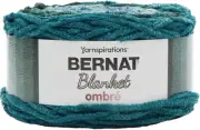 Bernat Blanket Ombre Yarn-Ocean Teal Ombre 161036-36006