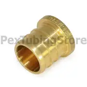 (100) 3/4" PEX Plugs - Brass Crimp Fittings
