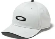 Oakley Men's Hat Embroidered Silicon O Snapback Cap in White