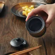 Ceramic Seasoning Jar Chili Storage Container Kitchen Condiment