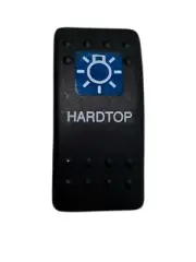 Carling Blue Lighted "Hardtop" Rocker Switch Cover