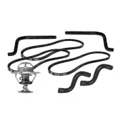 Gates Thermostat Radiator Heater Hose Drive Belt Kit for Nissan Navara D21 93-95