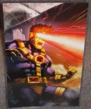 X-Men Cyclops Glossy Art Print 11 x 17 In Hard Plastic Sleeve