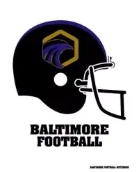 在飛比找博客來優惠-Baltimore Football Notebook: J