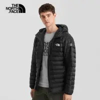 在飛比找momo購物網優惠-【The North Face 官方旗艦】北面男款黑色防風防