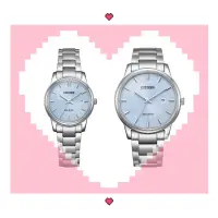 在飛比找蝦皮購物優惠-CITIZEN 星辰 冰河藍 光動能情侶手錶 男女對錶 對錶