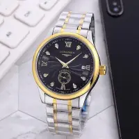 在飛比找Yahoo奇摩拍賣-7-11運費0元優惠優惠-直購#浪琴LONGINES 二針半全自動機械男錶 鋼帶手錶 