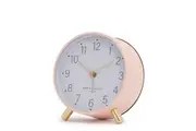 MAISIE Blush Silent Alarm Clock by One Six Eight London