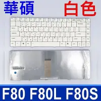 在飛比找Yahoo!奇摩拍賣優惠-白色 ASUS F80 全新 繁體中文 鍵盤 F81 F81