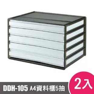 樹德SHUTER A4 橫式資料櫃DDH-105 2入 (8.2折)