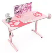 Eureka Ergonomic GIP-P47 Gaming Desk - Pink /120 x 60 cm(W)