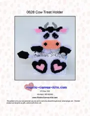 Cow Treat Holder- Plastic Canvas Pattern or Kit