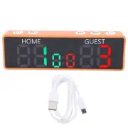 6 Digits Digital Scoreboard Tabletop Scoreboard for Board Games Chess w/ Buzzer