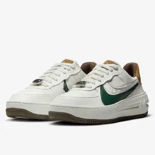 【NIKE 耐吉】AF1 PLT.AF.ORM 運動鞋 休閒鞋 女鞋 白綠(FB1856131)