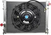 Aluminum Radiator + Fan ，Compatible With Dodge Challenger ，Compatible With Charger Magnum/Compatible With Chrysler 300 2005-2008