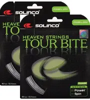 2 Sets Solinco Tour Bite 16L Gauge 1.25mm Tennis String NEW