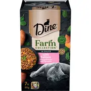 Dine Farm Salmon Sweet Potato Spinach Adult Cat Food Can 85g-42PK