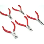 5 Jewelers Bent Round Nose Pliers Wire Wrapping Beading Art Craft Hobby Tools