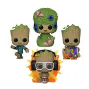 I Am Groot - I Am Groot Glow Pop!, 4 Pack