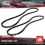 Gates Alternator Drive Belt Kit for Holden Barina SB 1.2L C12NZ 33kW