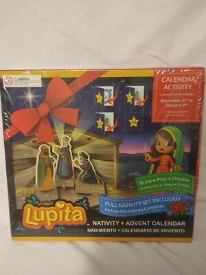 Advent Calendar Nativity Set Bilingual Lupita (Calendario de Adviento Lupita)