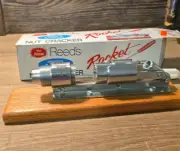 *Vintage* Reeds Rocket Nut Cracker Model 800 White Handle Original Box Made USA