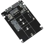 M.2 NGFF MSATA 2-in-1 to SATA Serial USB3.0 Adapter Cable SSD HDD Enclosure New