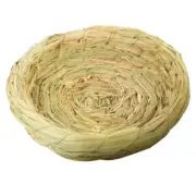 Bird's Nest Rabbit's Decorative Straw Birds Hatching Sleeping Hut Budgie
