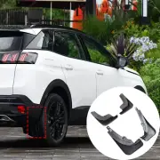 Mud flaps Splash Guards Fender Mudguard Black For Peugeot 3008GT/4008 2016-22