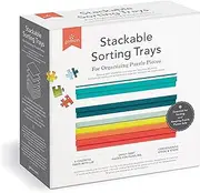 Galison 9780735373211 Puzzle Stackable Sorting Trays
