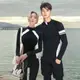 韓國情侶潛水服女防曬水母浮潛泳衣女長袖長褲度假泳裝男女顯瘦