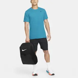 【NIKE 耐吉】後背包 Brasilia 9.5 男款 黑 白 大空間 可調式背帶 訓練包 筆電包 雙肩包(BA5959-010)