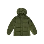 [STONE ISLAND] STONE ISLAND Crinkle Econyl down jacket Kids 12Y 12Y Green