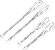 Mini Wire Kitchen Whisks-Each of 2PCS 5 Inches and 7 Inches